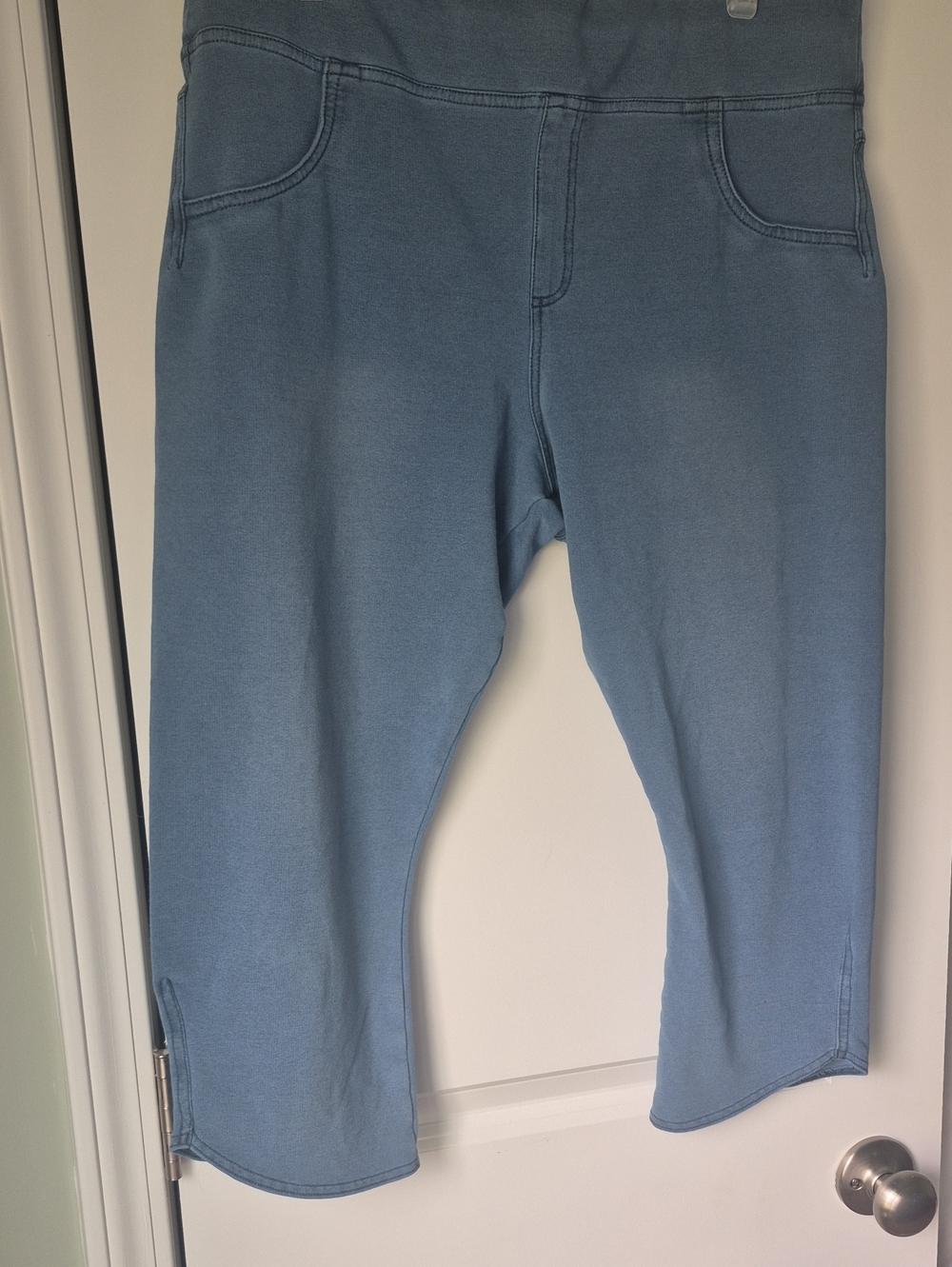 HUE XL KNIT Denim Look CAPRIS